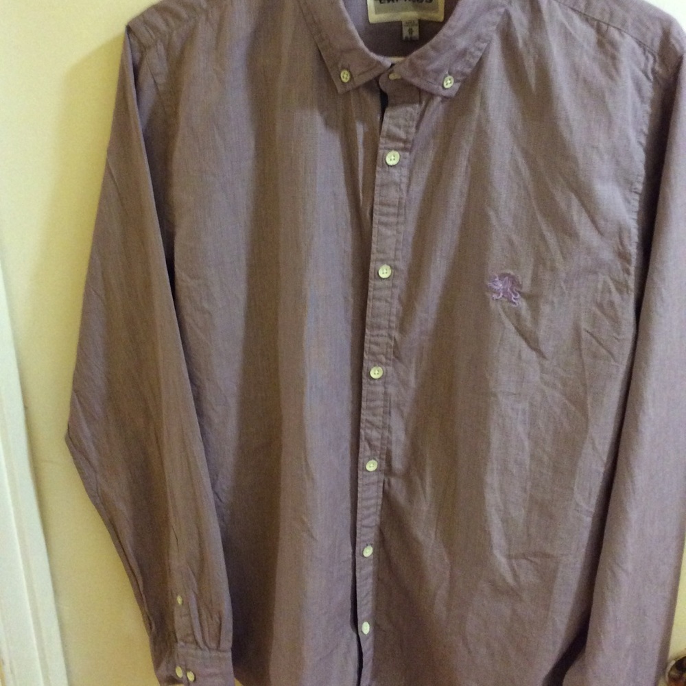 Express plain down button shirt